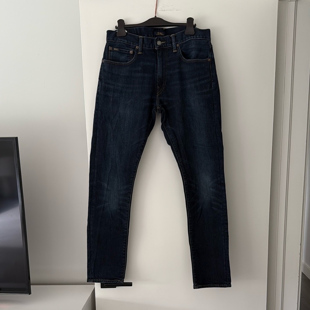 POLO Ralph Lauren men’s dark blue slim denim jeans